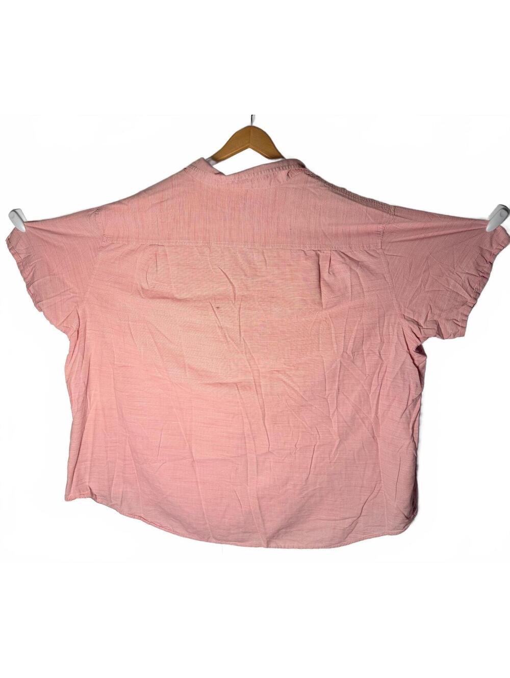IZOD Saltwater Relaxed Classics Men's 4XL Pink Button-Up Shj - Picture 3 of 6